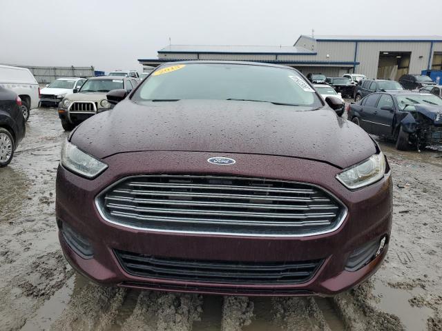 3FA6P0G79DR149611 - 2013 FORD FUSION S BURGUNDY photo 5