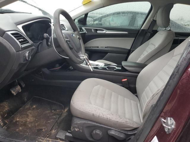 3FA6P0G79DR149611 - 2013 FORD FUSION S BURGUNDY photo 7