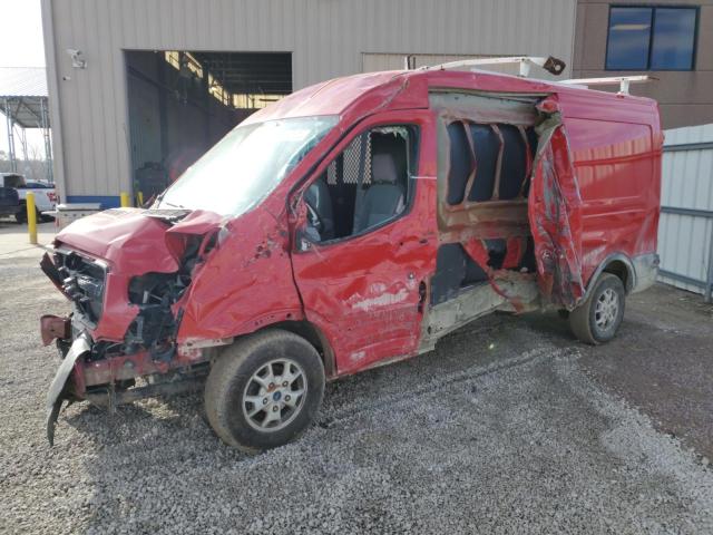 1FTYR2CM5FKA69637 - 2015 FORD TRANSIT T-250 RED photo 1