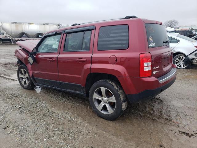 1C4NJRFB6GD814706 - 2016 JEEP PATRIOT LATITUDE BURGUNDY photo 2