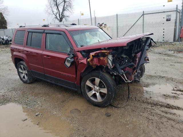 1C4NJRFB6GD814706 - 2016 JEEP PATRIOT LATITUDE BURGUNDY photo 4