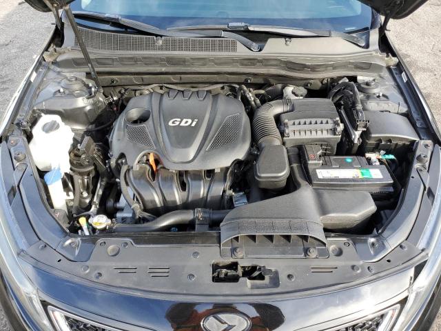 5XXGR4A70FG409582 - 2015 KIA OPTIMA SX BLACK photo 11