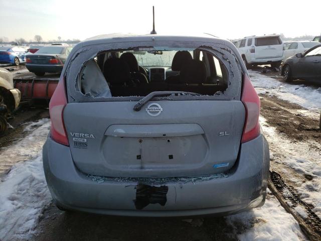 3N1CE2CP5EL411118 - 2014 NISSAN VERSA NOTE S SILVER photo 6