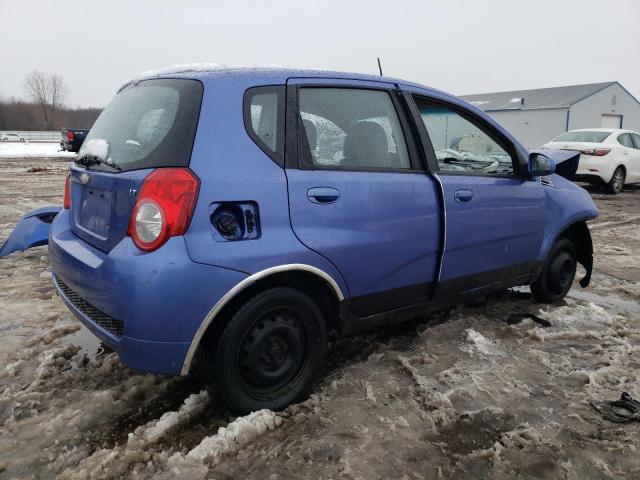 KL1TD66E29B316516 - 2009 CHEVROLET AVEO LS BLUE photo 3