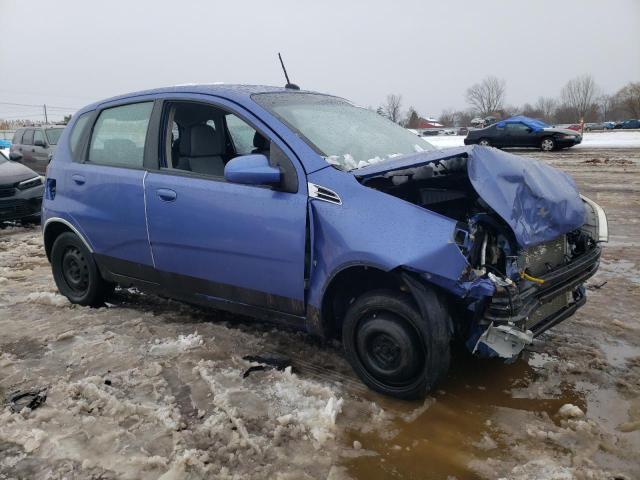 KL1TD66E29B316516 - 2009 CHEVROLET AVEO LS Mavi foto 4