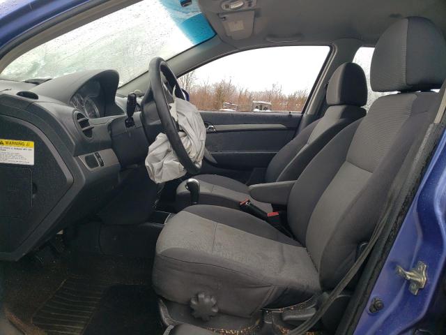 KL1TD66E29B316516 - 2009 CHEVROLET AVEO LS Mavi foto 7