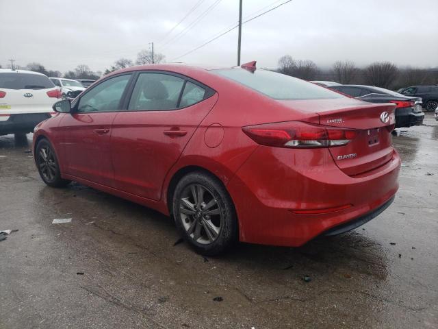 5NPD84LF9HH119228 - 2017 HYUNDAI ELANTRA SE RED photo 2