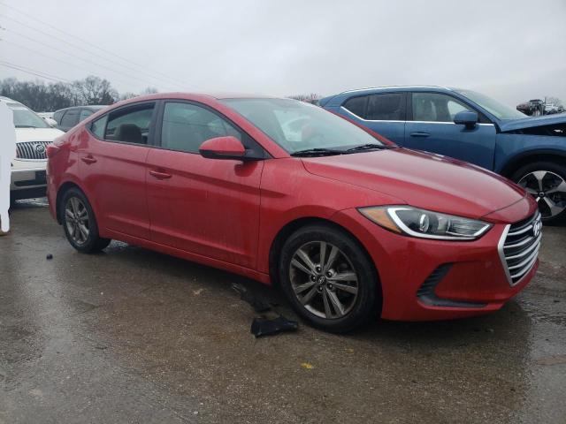 5NPD84LF9HH119228 - 2017 HYUNDAI ELANTRA SE RED photo 4