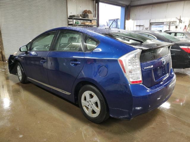 JTDKN3DUXB5302636 - 2011 TOYOTA PRIUS BLUE photo 2