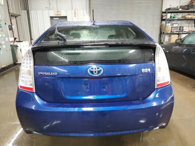 JTDKN3DUXB5302636 - 2011 TOYOTA PRIUS BLUE photo 6