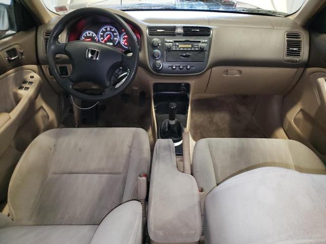 2HGES15505H515658 - 2005 HONDA CIVIC LX TAN photo 8