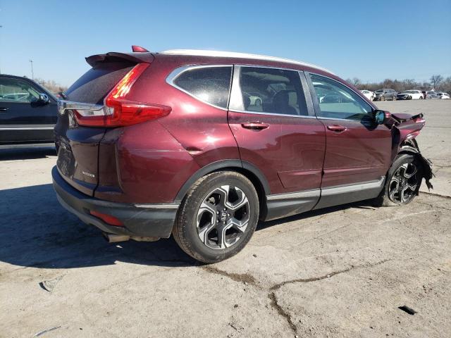 7FARW1H93KE016023 - 2019 HONDA CR-V TOURING BURGUNDY photo 3