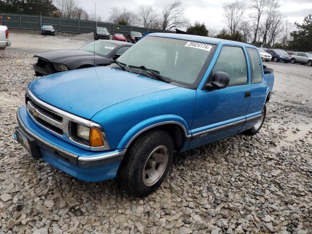 1GCCS19Z7SK143758 - 1995 CHEVROLET S TRUCK S10 BLUE photo 1