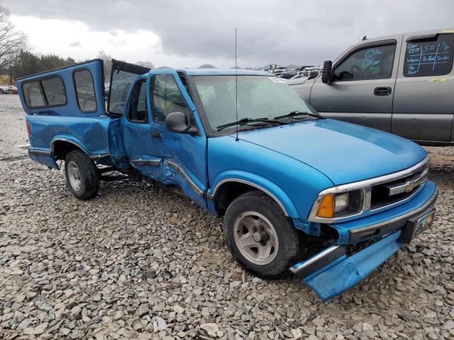 1GCCS19Z7SK143758 - 1995 CHEVROLET S TRUCK S10 BLUE photo 4