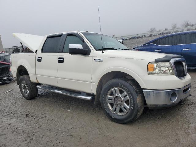 1FTPW14V58FA38003 - 2008 FORD F150 SUPERCREW WHITE photo 4