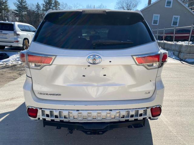 5TDZKRFH1ES025531 - 2014 TOYOTA HIGHLANDER LE WHITE photo 8