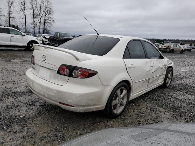 1YVHP80C085M43801 - 2008 MAZDA 6 I WHITE photo 3