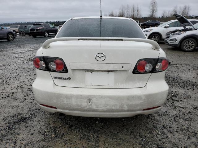 1YVHP80C085M43801 - 2008 MAZDA 6 I WHITE photo 6