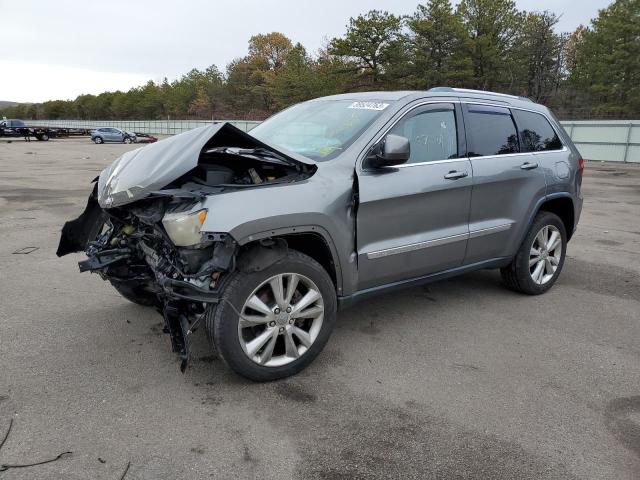 1C4RJFAG3CC281393 - 2012 JEEP GRAND CHER LAREDO ნაცრისფერი ფოტო 1