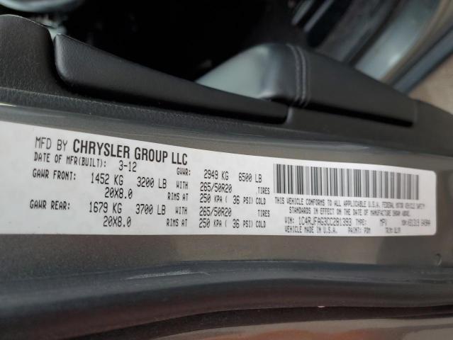 1C4RJFAG3CC281393 - 2012 JEEP GRAND CHER LAREDO GRAY photo 13