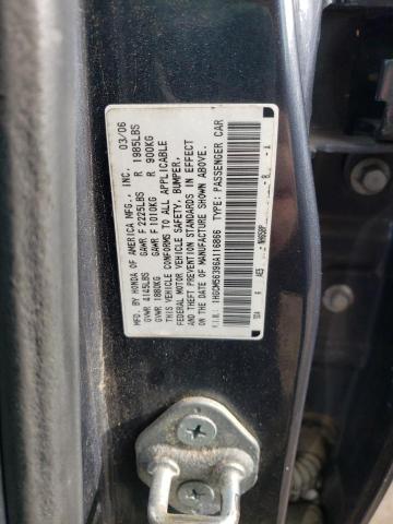 1HGCM56396A116866 - 2006 HONDA ACCORD SE GRAY photo 13