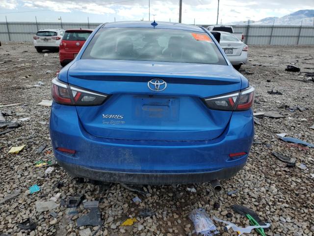 3MYDLBYV9KY524486 - 2019 TOYOTA YARIS L BLUE photo 6