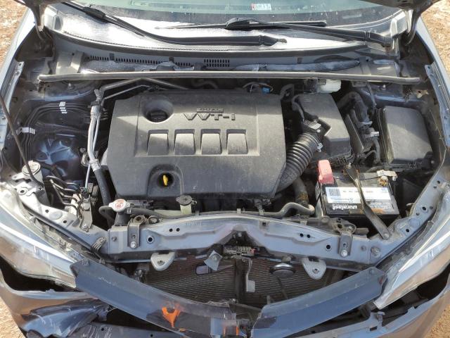 2T1BURHE7JC009013 - 2018 TOYOTA COROLLA L GRAY photo 11