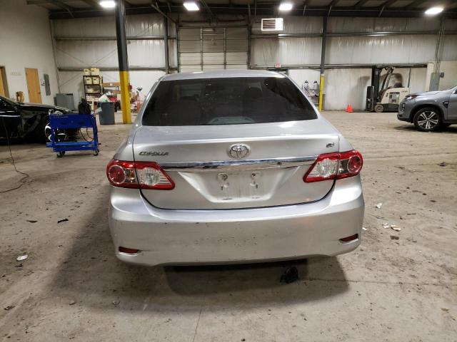 2T1BU4EE7CC756556 - 2012 TOYOTA COROLLA BASE SILVER photo 6