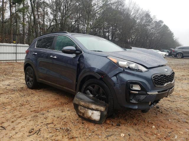 KNDP63AC4L7662277 - 2020 KIA SPORTAGE S BLUE photo 4