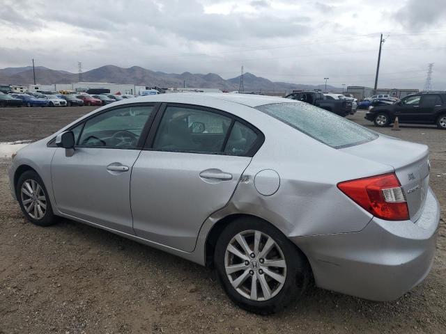 2HGFB2F86CH317814 - 2012 HONDA CIVIC EX SILVER photo 2