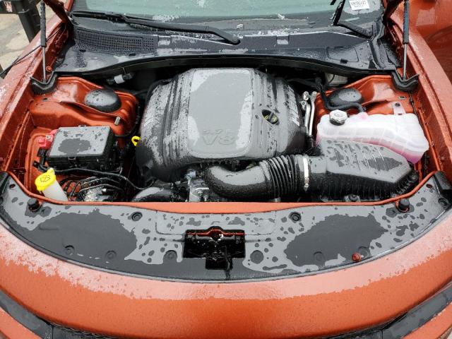 2C3CDXCTXNH186427 - 2022 DODGE CHARGER R/T ORANGE photo 11