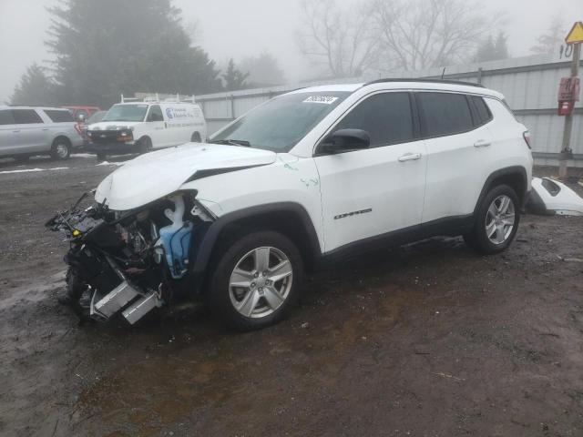 3C4NJDBB9NT169050 - 2022 JEEP COMPASS LATITUDE WHITE photo 1