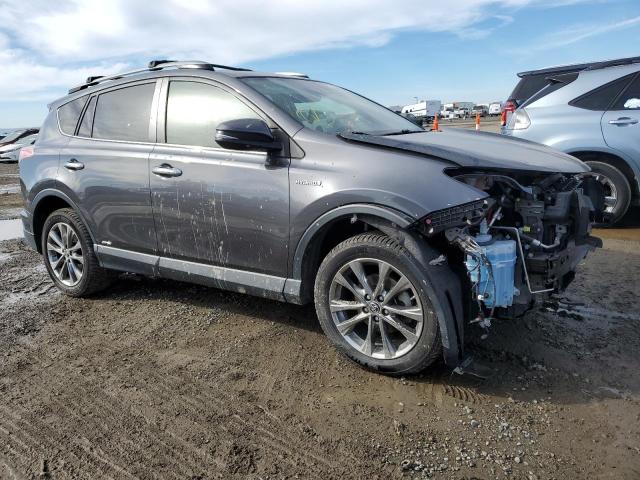 JTMDJREV9JD163571 - 2018 TOYOTA RAV4 HV LIMITED GRAY photo 4