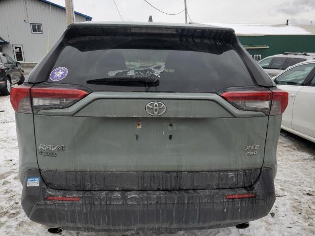 JTMP1RFV0KD517846 - 2019 TOYOTA RAV4 XLE GREEN photo 6