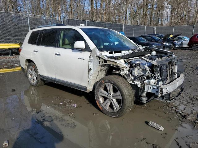 5TDDK3EH4DS175494 - 2013 TOYOTA HIGHLANDER LIMITED WHITE photo 4