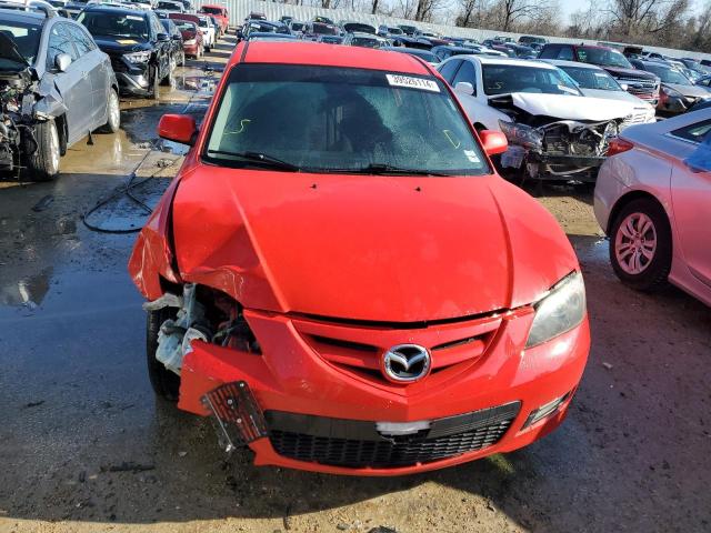 JM1BK323181799854 - 2008 MAZDA 3 S RED photo 5