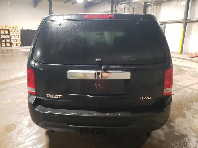 5FNYF4H21EB050199 - 2014 HONDA PILOT LX BLACK photo 6