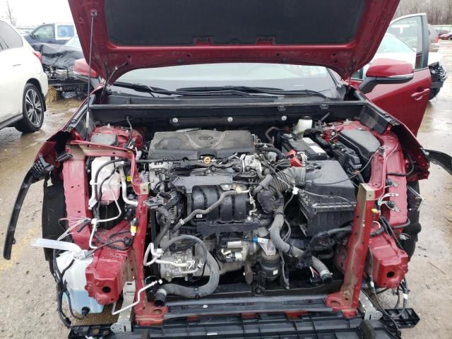 2T3A1RFV4MW172123 - 2021 TOYOTA RAV4 XLE PREMIUM BURGUNDY photo 11