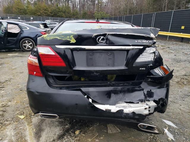 JTHDL5EFXC5004405 - 2012 LEXUS LS 460L BLACK photo 6