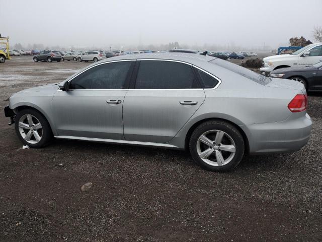 1VWBP7A35CC030682 - 2012 VOLKSWAGEN PASSAT SE SILVER photo 2