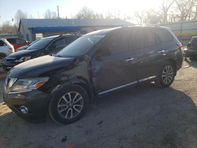 5N1AR2MN0EC604032 - 2014 NISSAN PATHFINDER S CHARCOAL photo 1