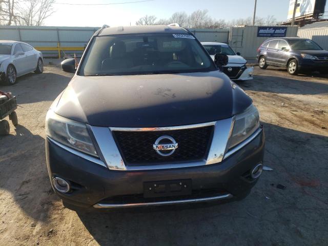 5N1AR2MN0EC604032 - 2014 NISSAN PATHFINDER S CHARCOAL photo 5
