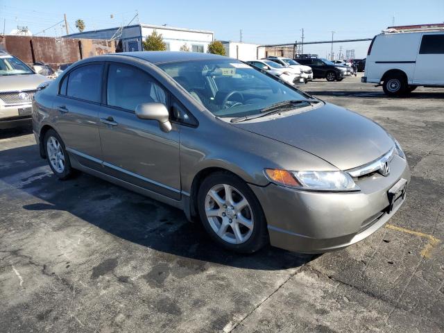 2HGFA16588H337699 - 2008 HONDA CIVIC LX GRAY photo 4