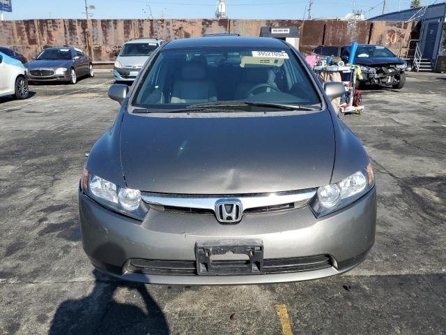 2HGFA16588H337699 - 2008 HONDA CIVIC LX GRAY photo 5