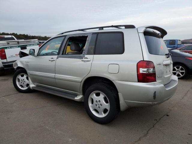 JTEEP21A440040975 - 2004 TOYOTA HIGHLANDER SILVER photo 2