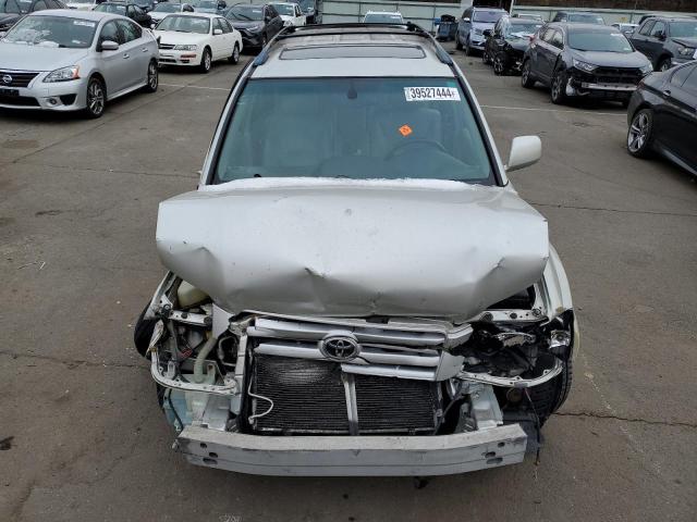 JTEEP21A440040975 - 2004 TOYOTA HIGHLANDER SILVER photo 5