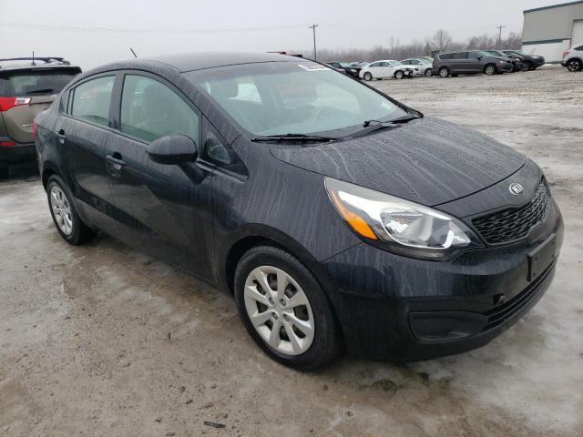 KNADM4A34F6465969 - 2015 KIA RIO LX BLACK photo 4