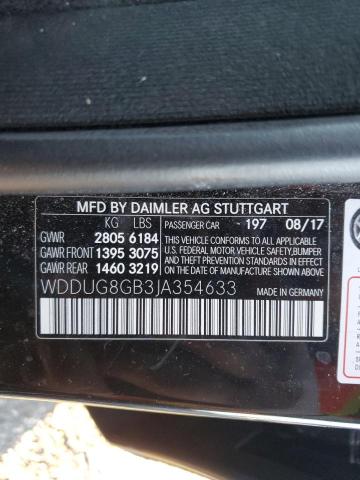 WDDUG8GB3JA354633 - 2018 MERCEDES-BENZ S 560 4MATIC BLACK photo 13