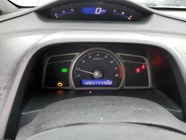 2HGFA154X8H026302 - 2008 HONDA CIVIC DX-G SILVER photo 9