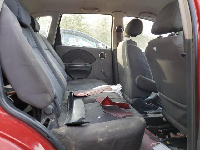 KL1TD66668B266243 - 2008 CHEVROLET AVEO BASE RED photo 10